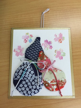 素敵な壁飾りが出来上がりました